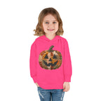 Toddler Halloween Pumpkin Hoodie — Patchwork Jack-O'-Lantern Pullover