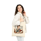 Tote Bag — "Just a Girl Who Loves Books & Coffee" Canvas Book Lover Tote