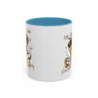 Coffee Mug — "My Alone Time Is for Everyone's Safety" Retro Woman Accent Mug