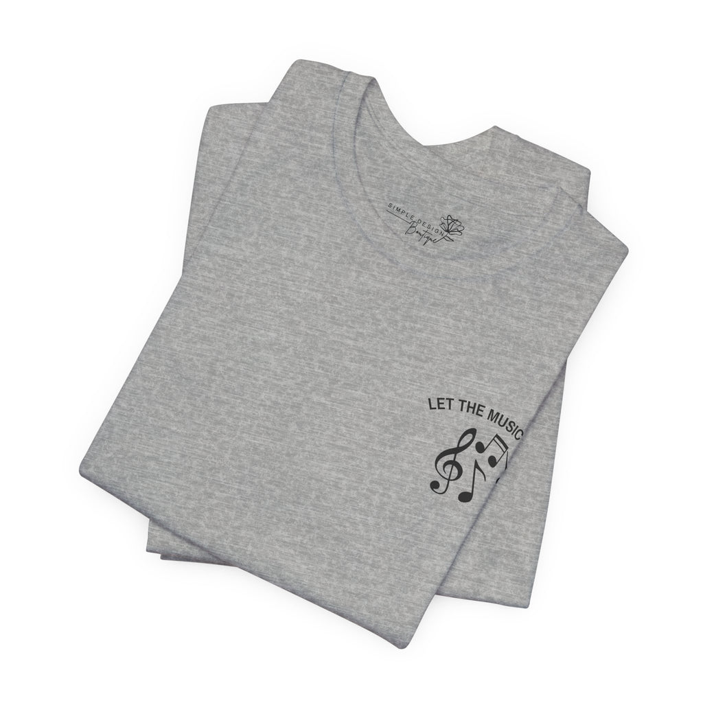 Musical Notes Unisex T-Shirt — Subtle Graphic Tee for Music Lovers 🎵