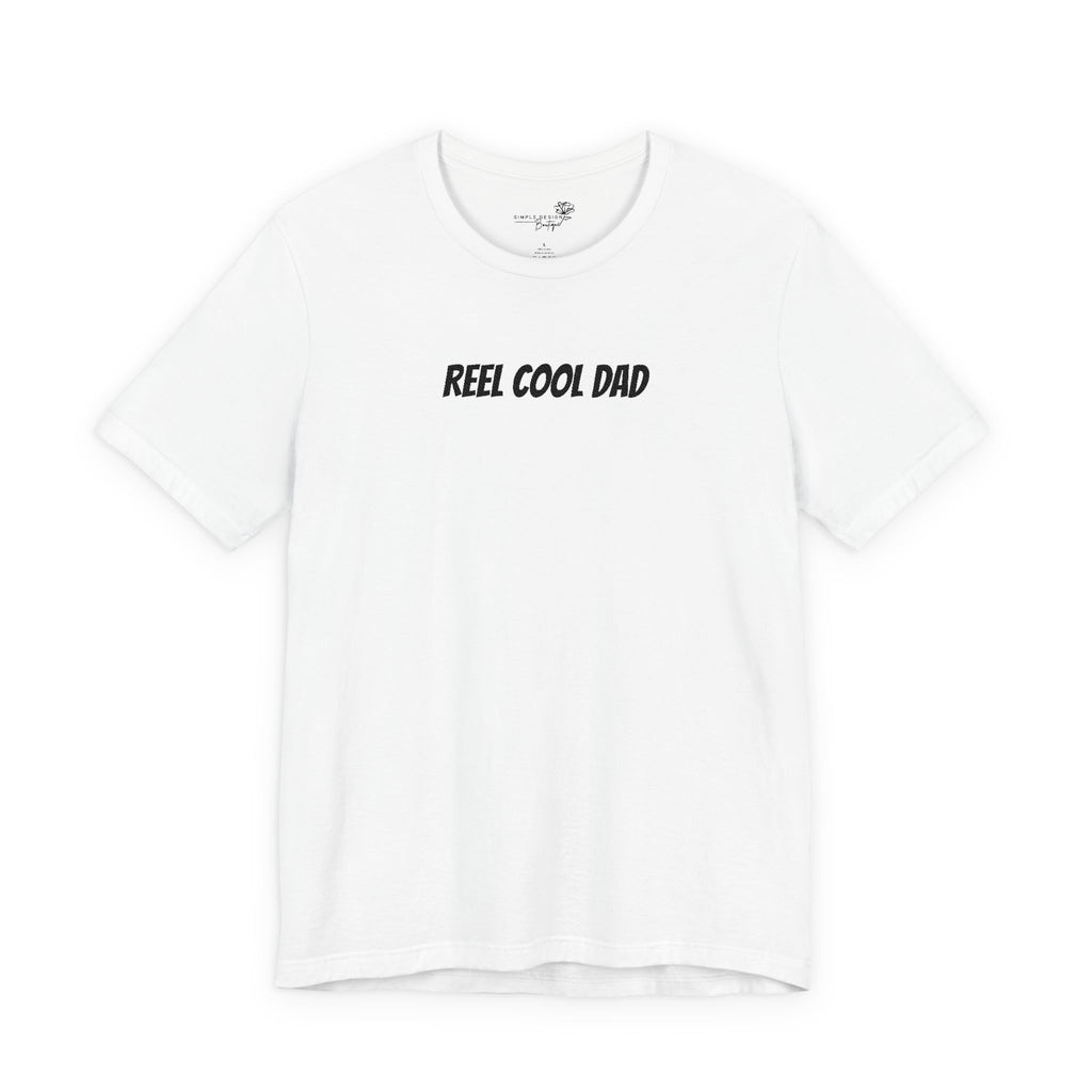 Reel Cool Dad — Embroidered T-Shirt