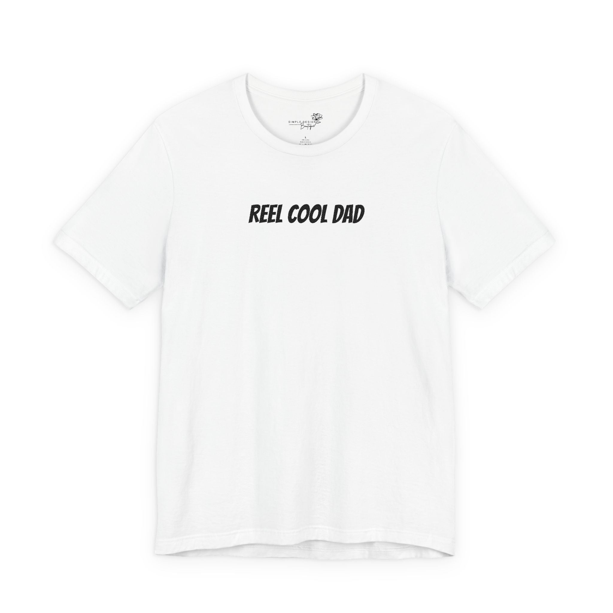 Reel Cool Dad — Embroidered T-Shirt