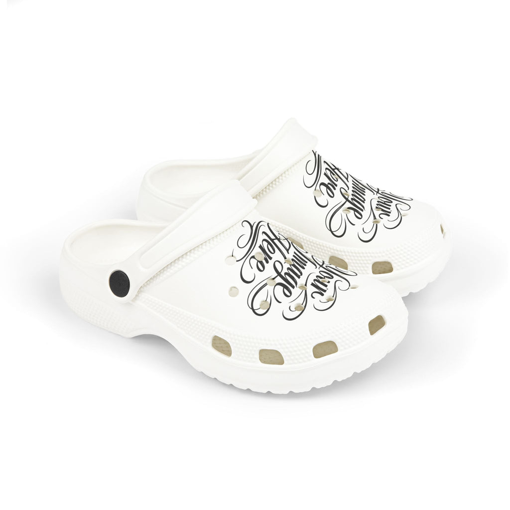 Kids Foam Clogs — Custom Script Graphic EVA Slip-Ons