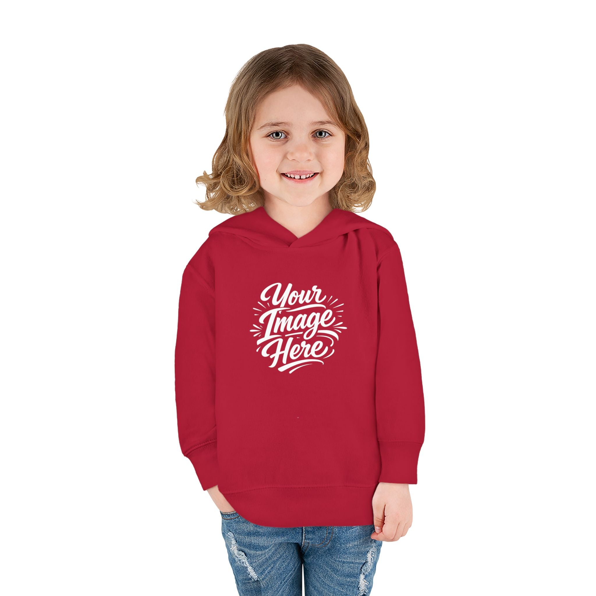 Toddler Hoodie — Custom Image & Optional Text