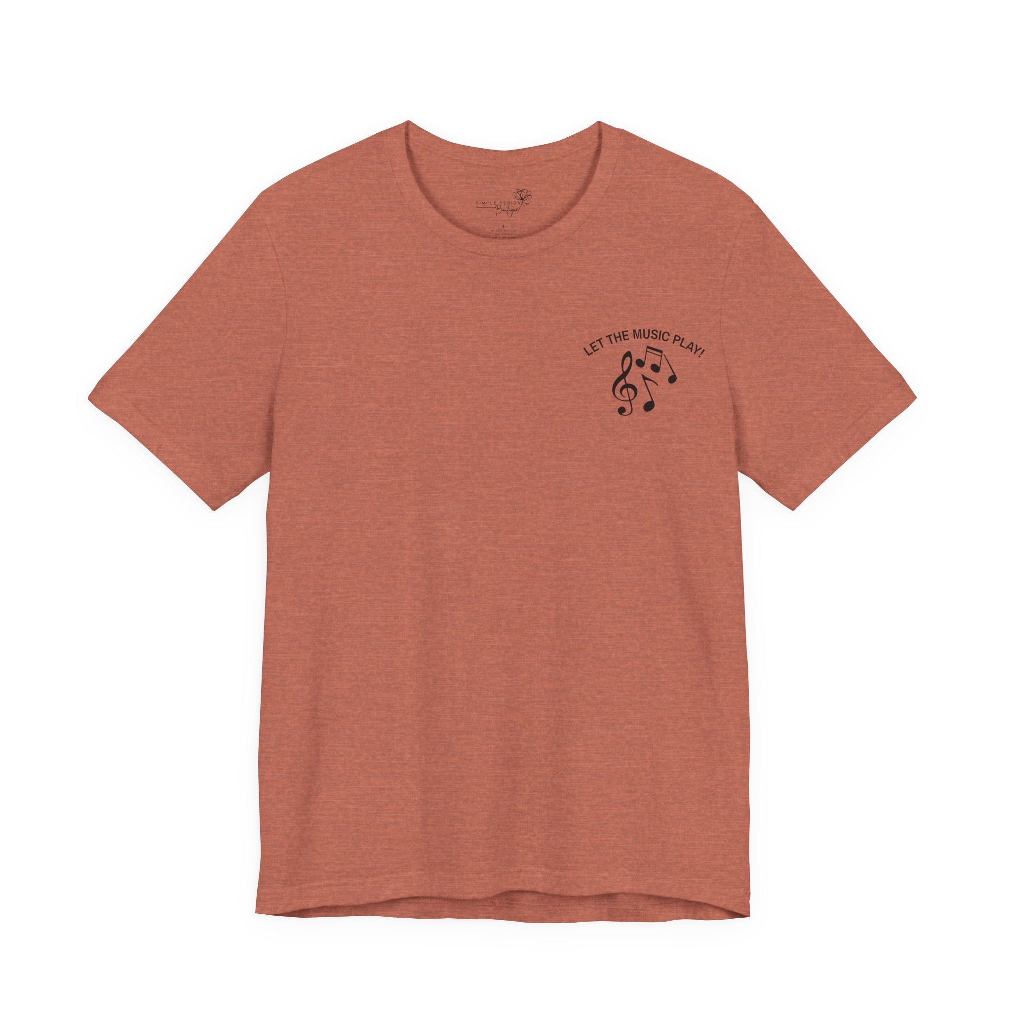 Musical Notes Unisex T-Shirt — Subtle Graphic Tee for Music Lovers 🎵
