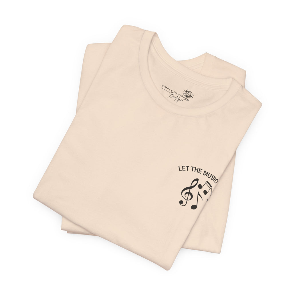 Musical Notes Unisex T-Shirt — Subtle Graphic Tee for Music Lovers 🎵