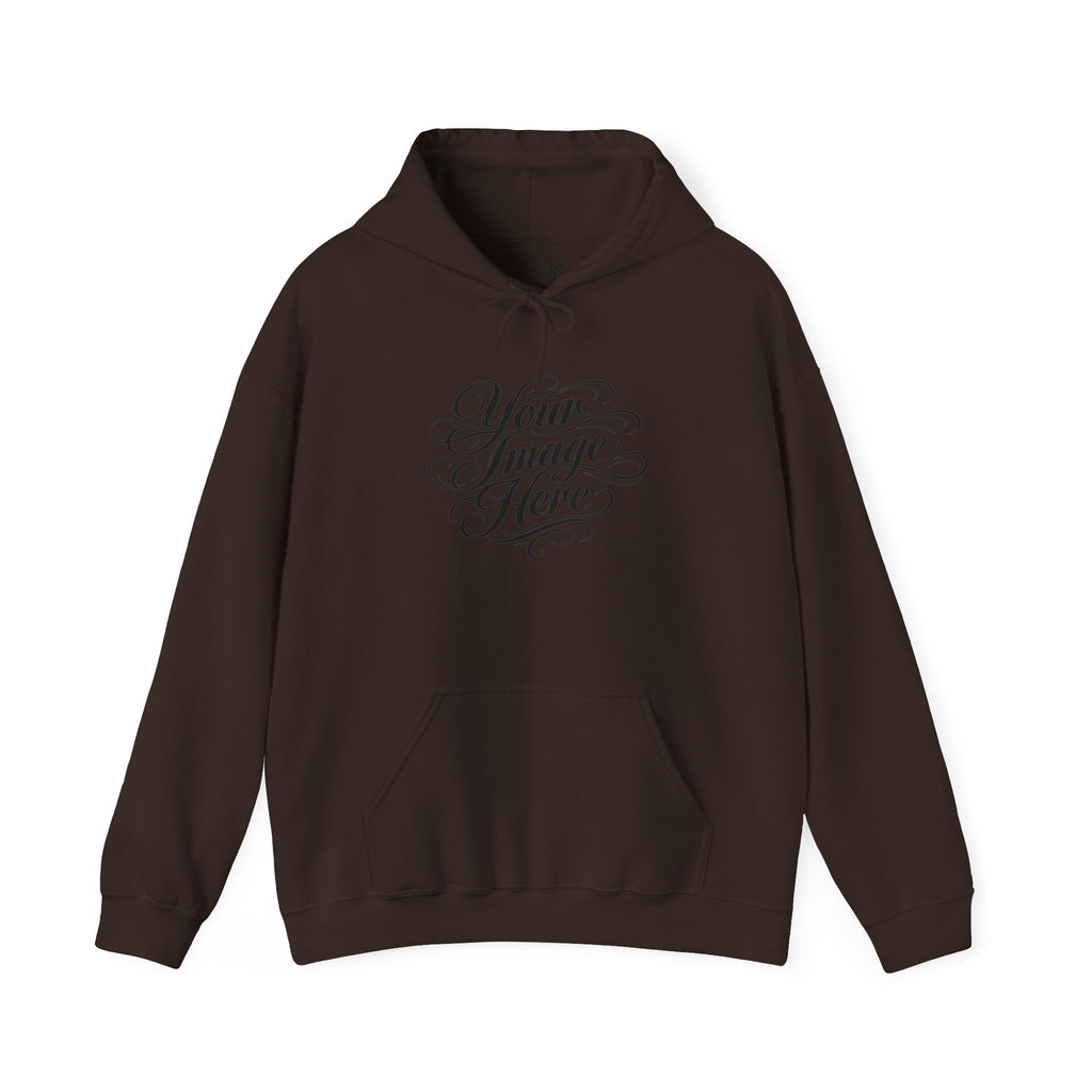 Custom Image & Optional Text Graphic Print - Cozy Hoodie