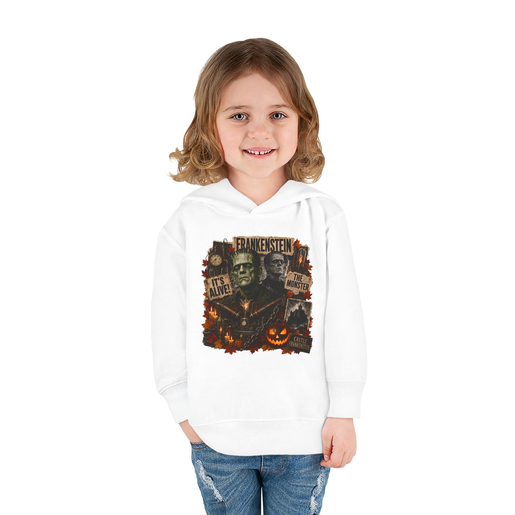 Frankenstein Toddler Hoodie - Cute Spooky Halloween Pullover
