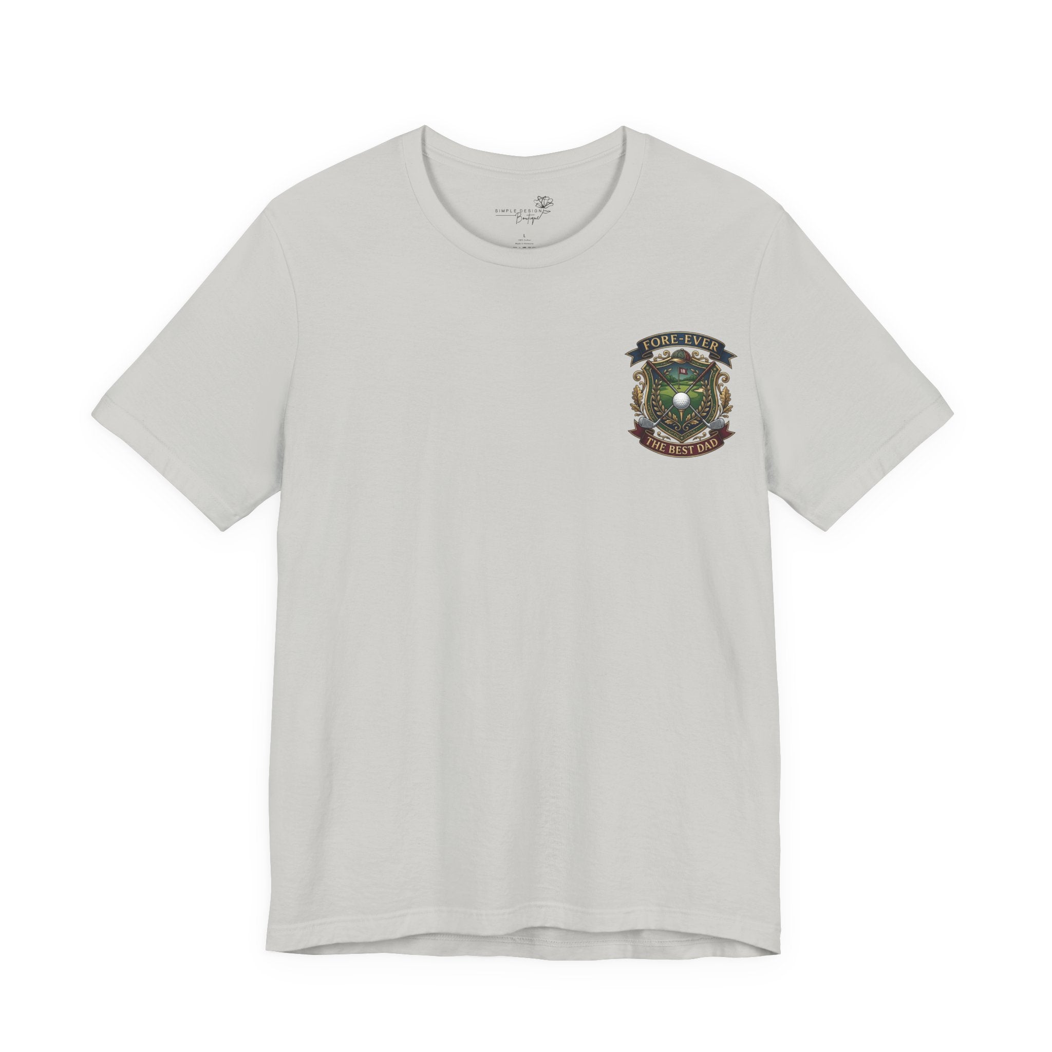 Fore-Ever the Best Dad — Golf Crest T-Shirt