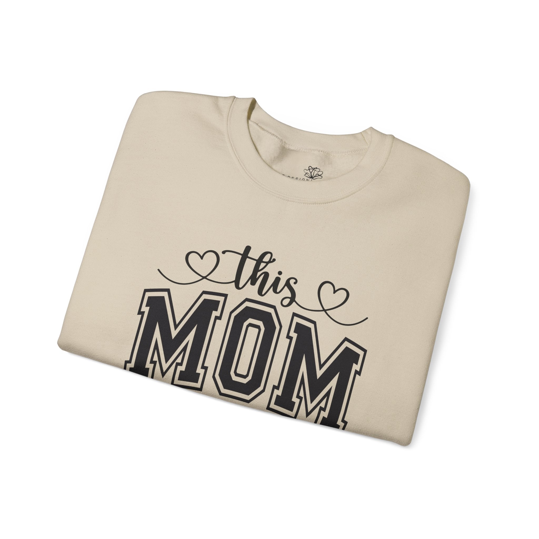 Mom Sweatshirt — Personalized Kids' Names on the Sleeve