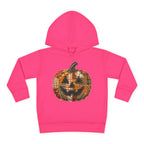 Toddler Halloween Pumpkin Hoodie — Patchwork Jack-O'-Lantern Pullover