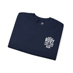 "With a Body Like This Who Needs Hair" Sweatshirt - Print