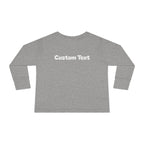 Coolest Kid Ever — FRONT & BACK Customizable Toddler Long Sleeve Tee