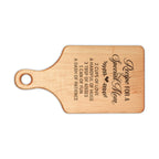 Engraved 'Recipe for a Special Mom' Wooden Cutting Board – Personalized Mother's Day Gift