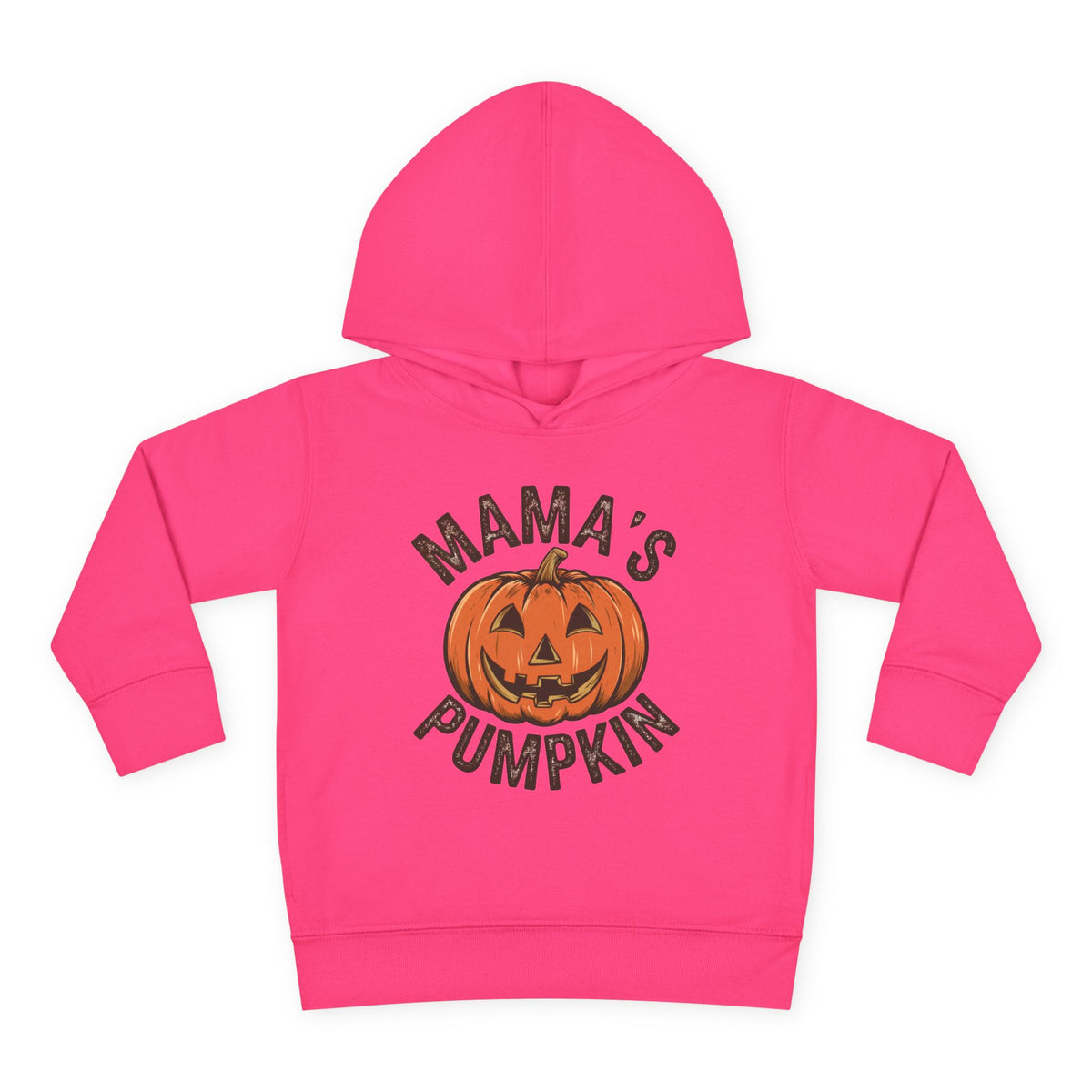 Toddler Hoodie — "Mama's Pumpkin" Halloween Jack-o'-Lantern Pullover