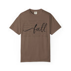 Fall Comfort Colors Graphic T-Shirt — Casual Script Autumn Tee