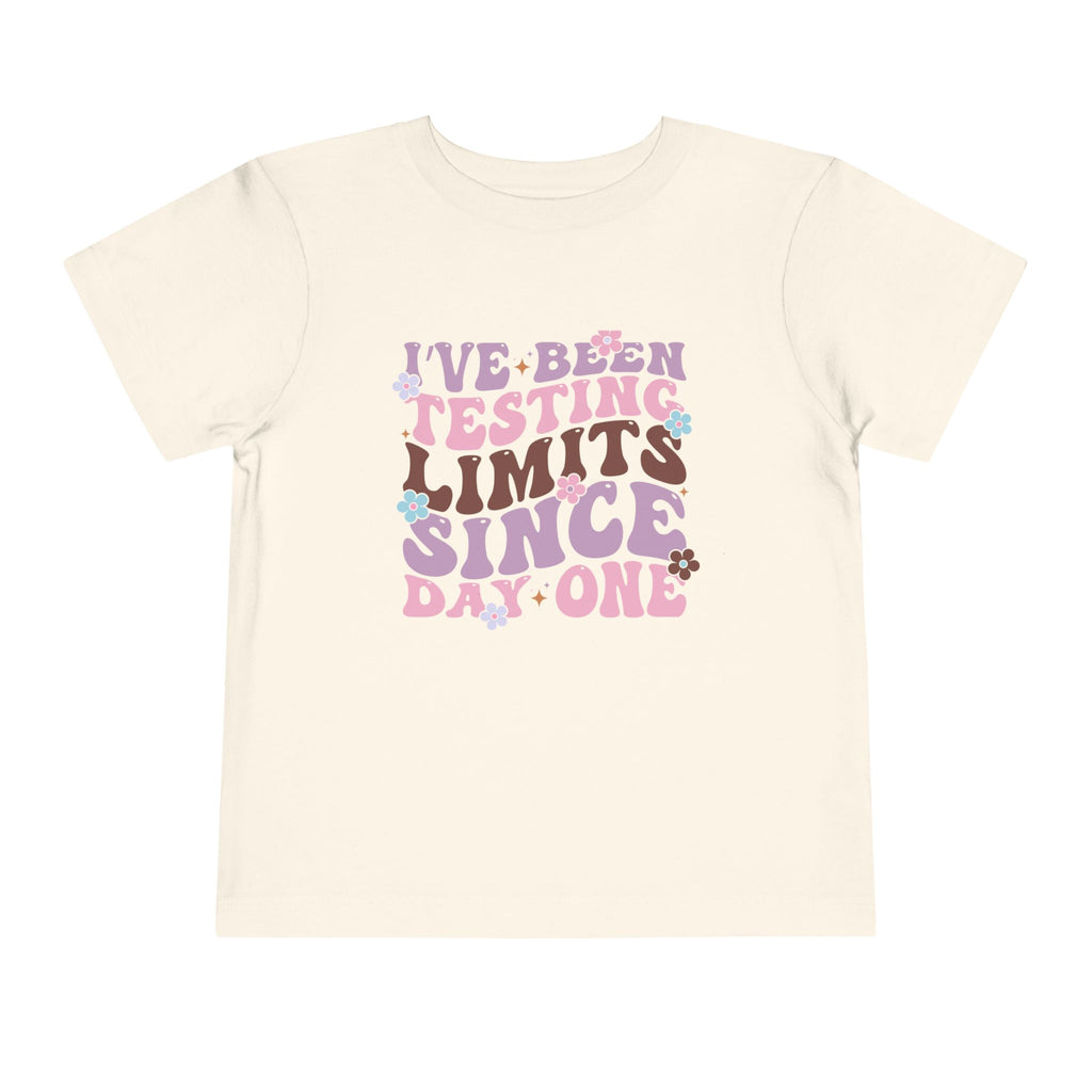 I've Been Testing Limits Since Birth — Funny Toddler Graphic Tee