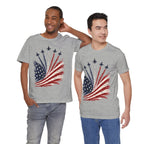 American Flag Jet Flyover T-Shirt — Patriotic 4th of July Tee