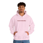 EMBROIDERED Custom Text (Light Colors/Shades) Unisex Hoodies