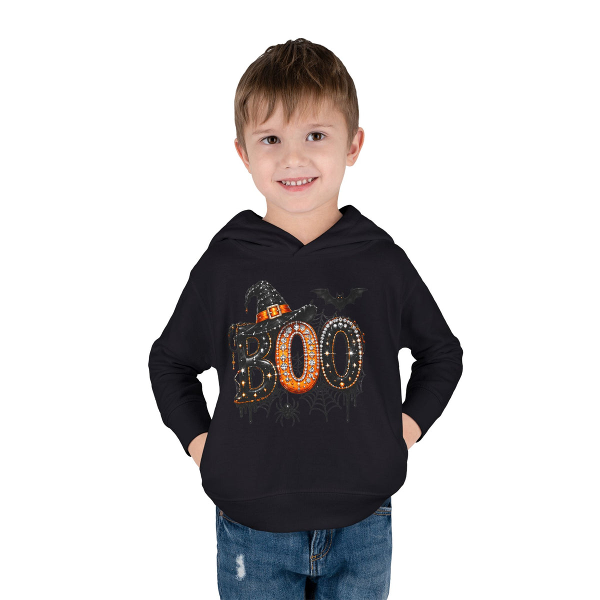 Toddler Halloween BOO Pullover Hoodie