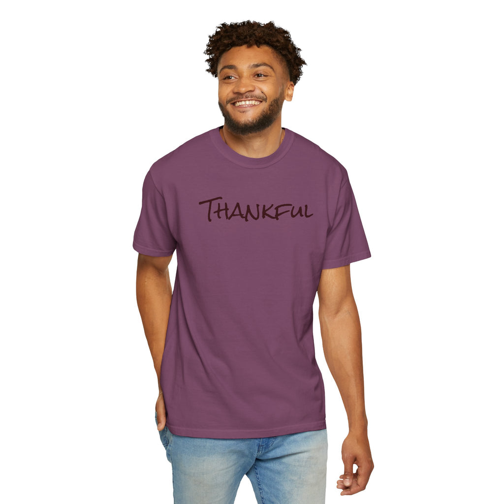 Thankful Unisex Comfort Colors T-Shirt – Gratitude Thanksgiving Tee