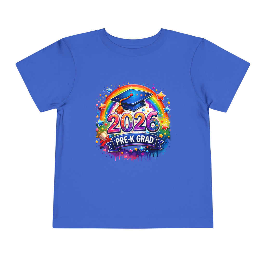 2026 Pre-K Graduate — Vivid Bright Design Toddler T-Shirt