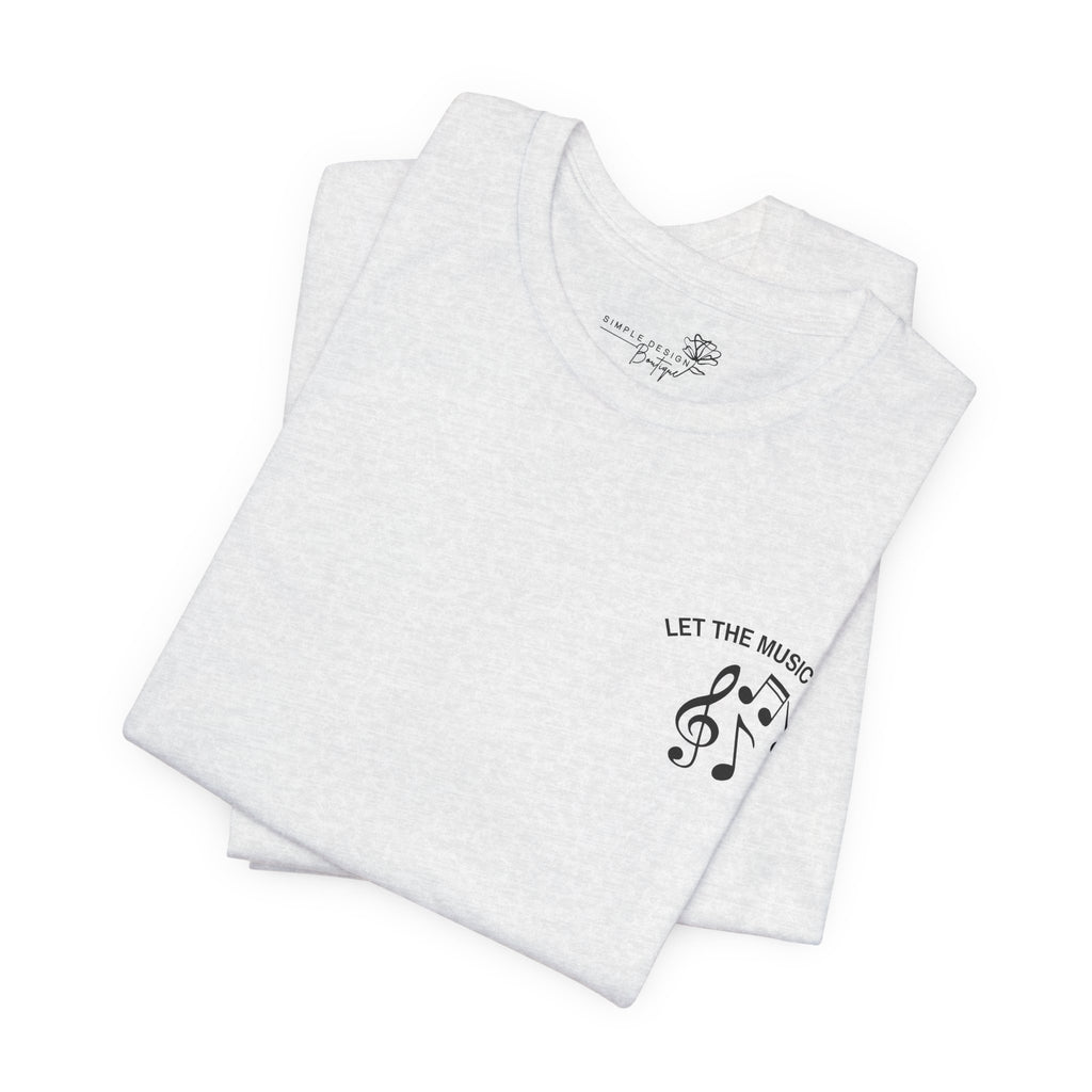 Musical Notes Unisex T-Shirt — Subtle Graphic Tee for Music Lovers 🎵