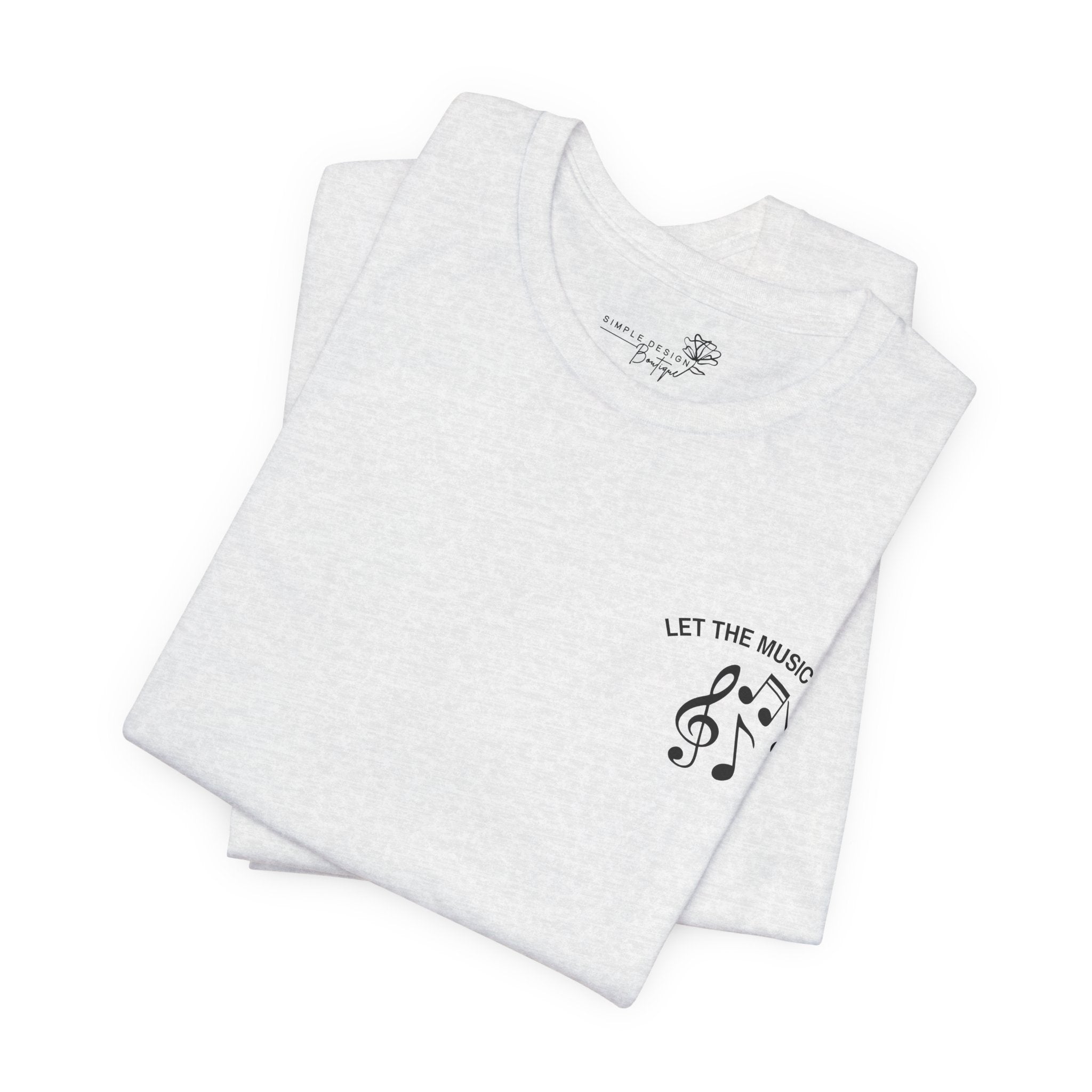 Musical Notes Unisex T-Shirt — Subtle Graphic Tee for Music Lovers 🎵