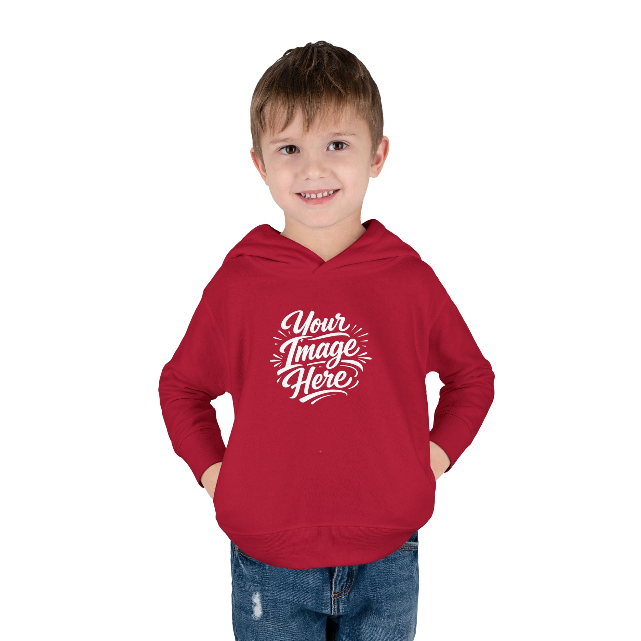 Toddler Hoodie — Custom Image & Optional Text