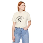 Music Therapy Tee — "life happens • music helps" Short Sleeve Shirt