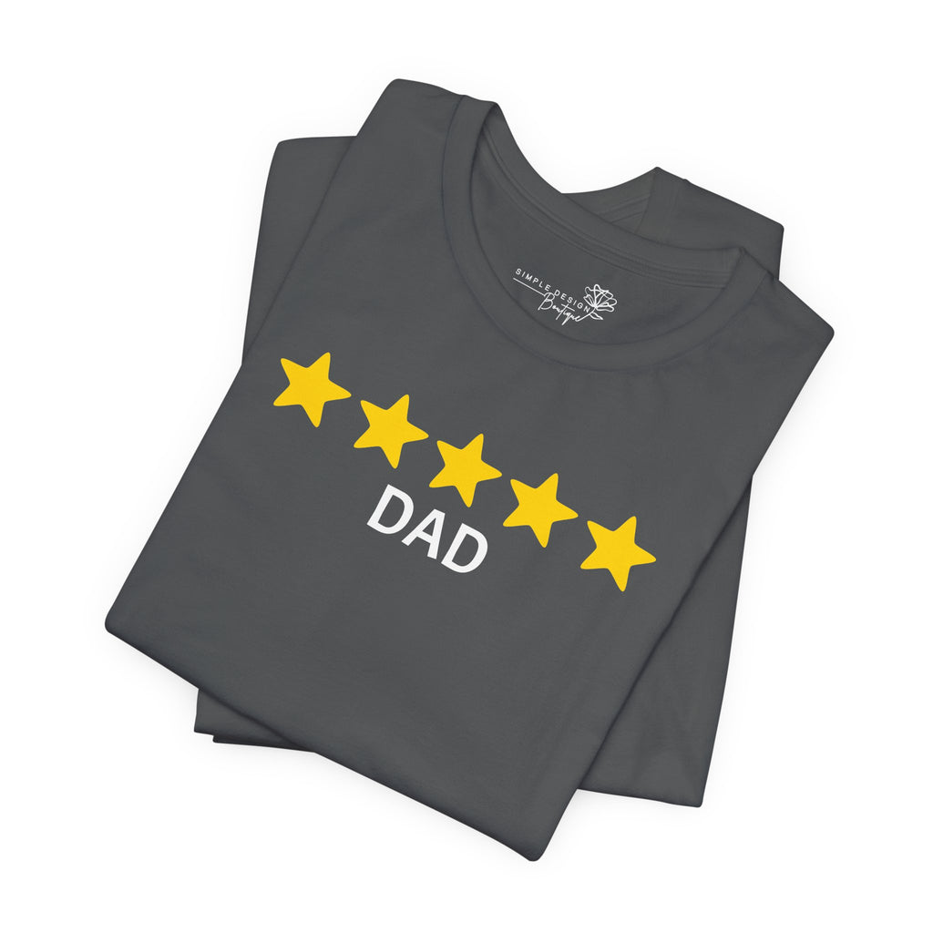5 Star Dad — Would Recommend | Funny Father’s Day T-Shirt