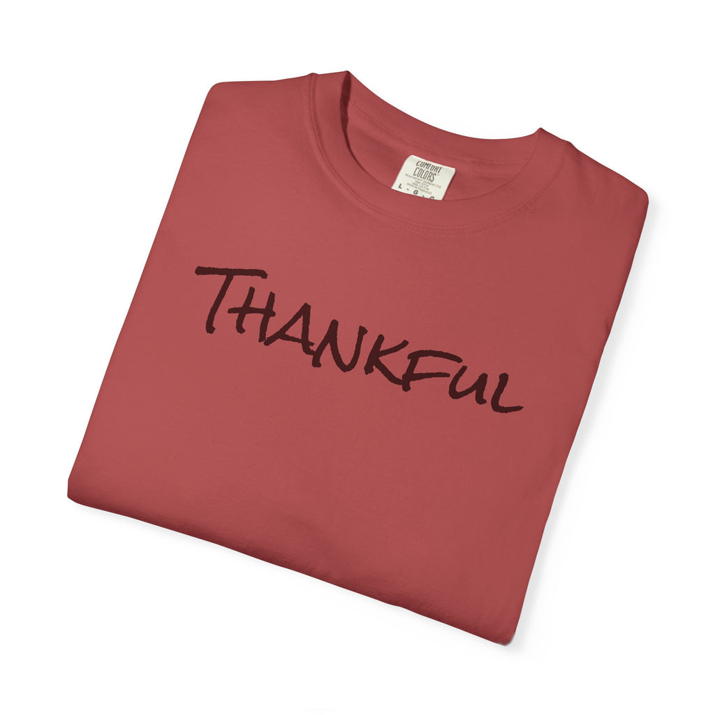 Thankful Unisex Comfort Colors T-Shirt – Gratitude Thanksgiving Tee