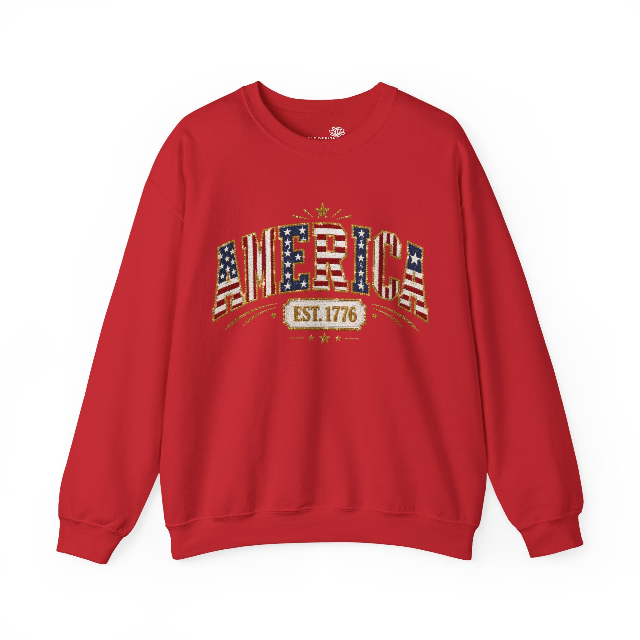 America 250th Anniversary Crewneck Sweatshirt — Patriotic Women’s Gift | S–3XL