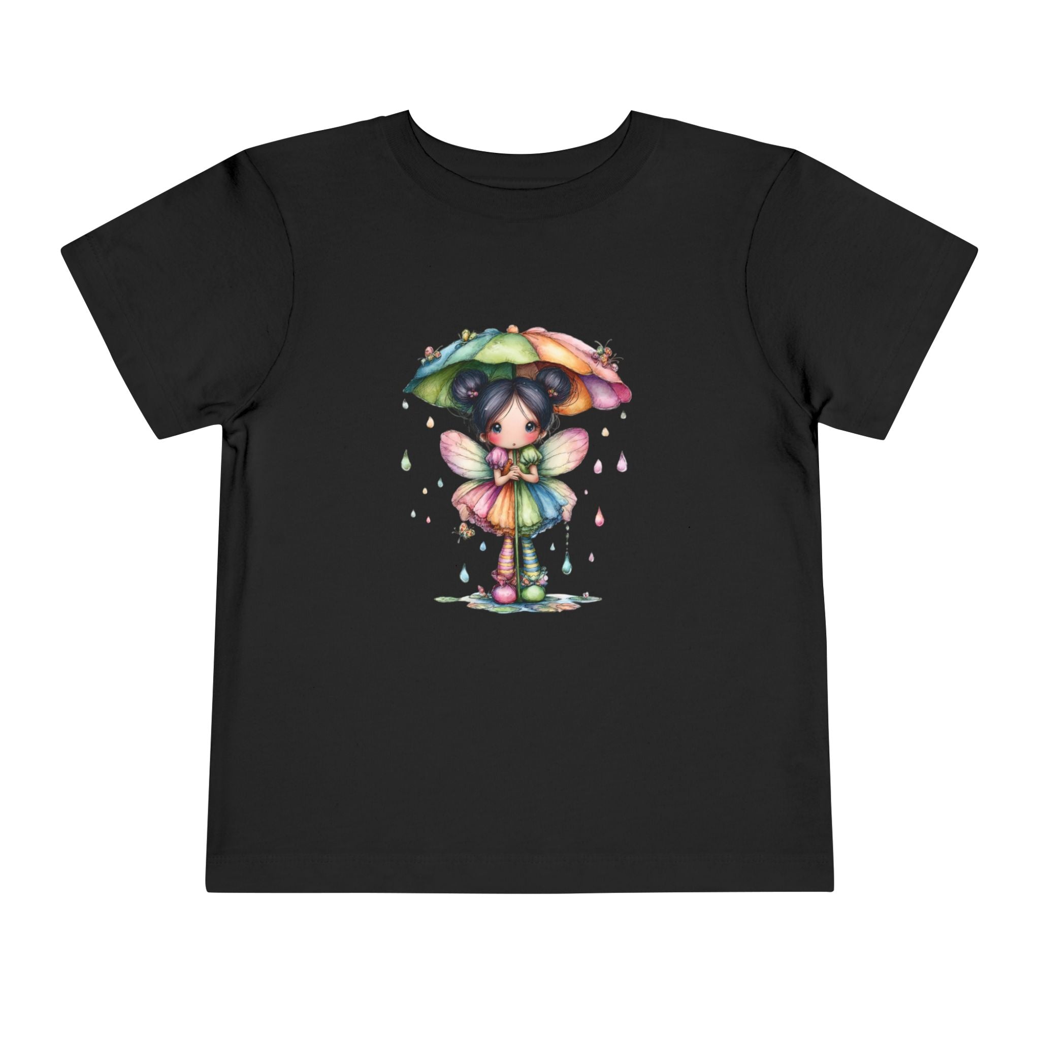 Rainbow Fairy Toddler Tee — Magical Butterfly Fairy Graphic Kids Shirt | 2T–5T
