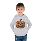 Toddler Halloween Pumpkin Hoodie — Patchwork Jack-O'-Lantern Pullover