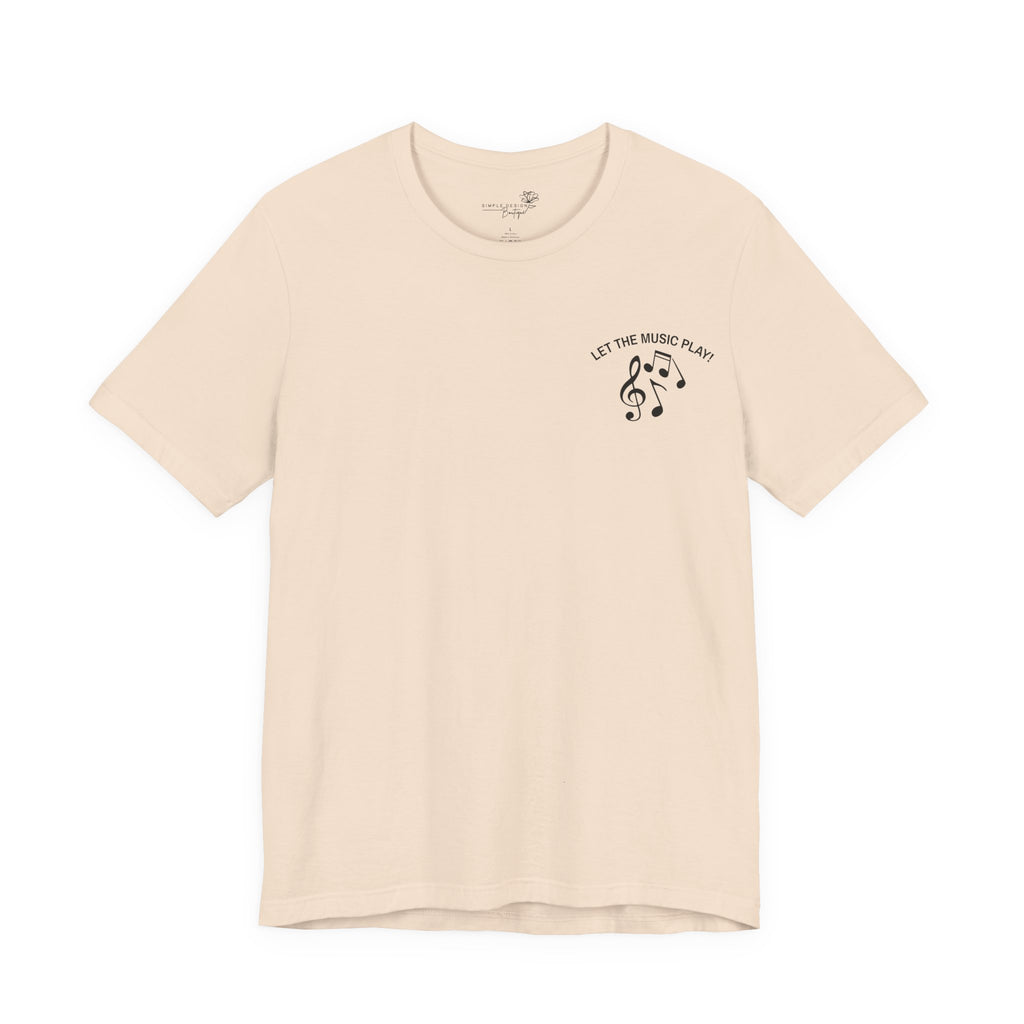 Musical Notes Unisex T-Shirt — Subtle Graphic Tee for Music Lovers 🎵