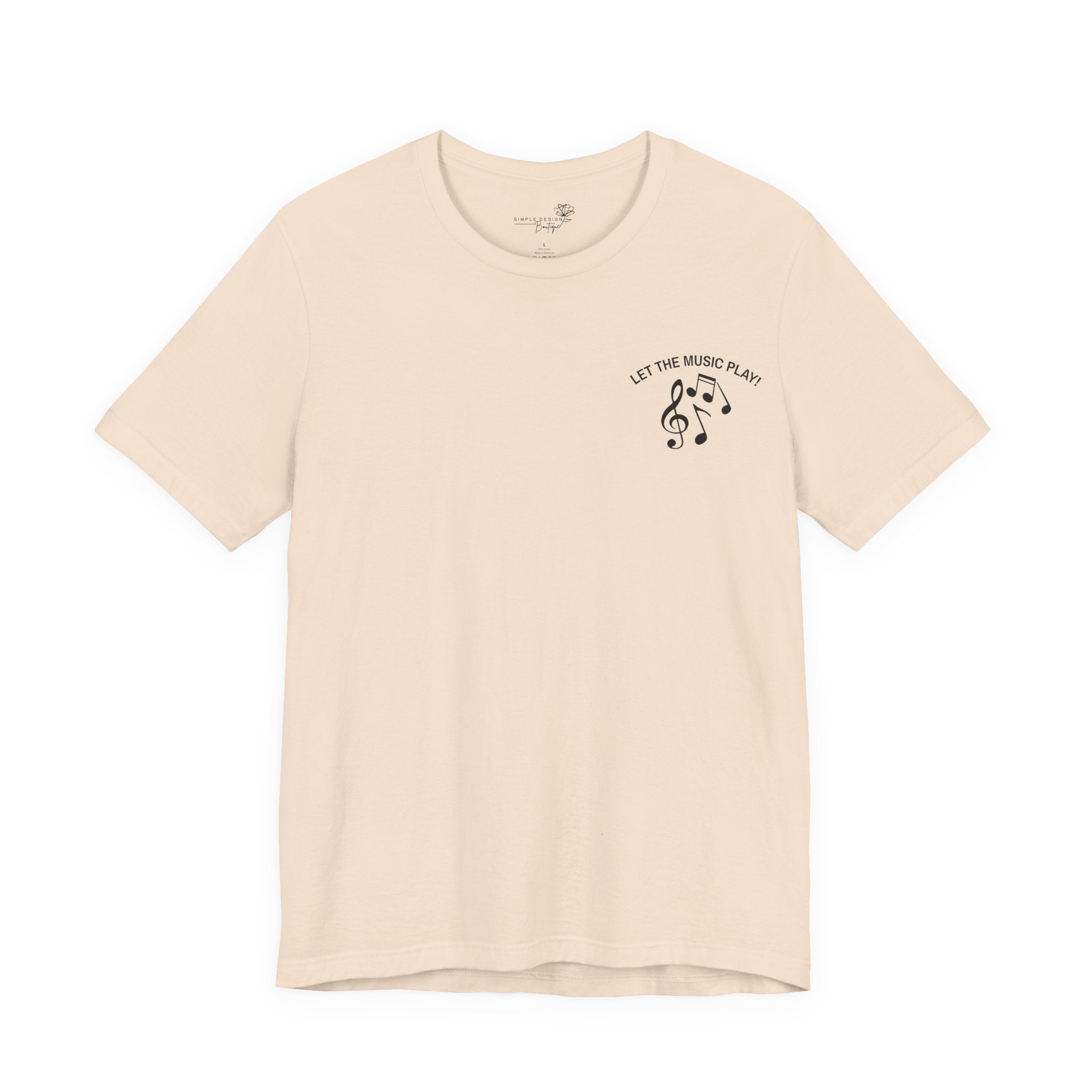Musical Notes Unisex T-Shirt — Subtle Graphic Tee for Music Lovers 🎵