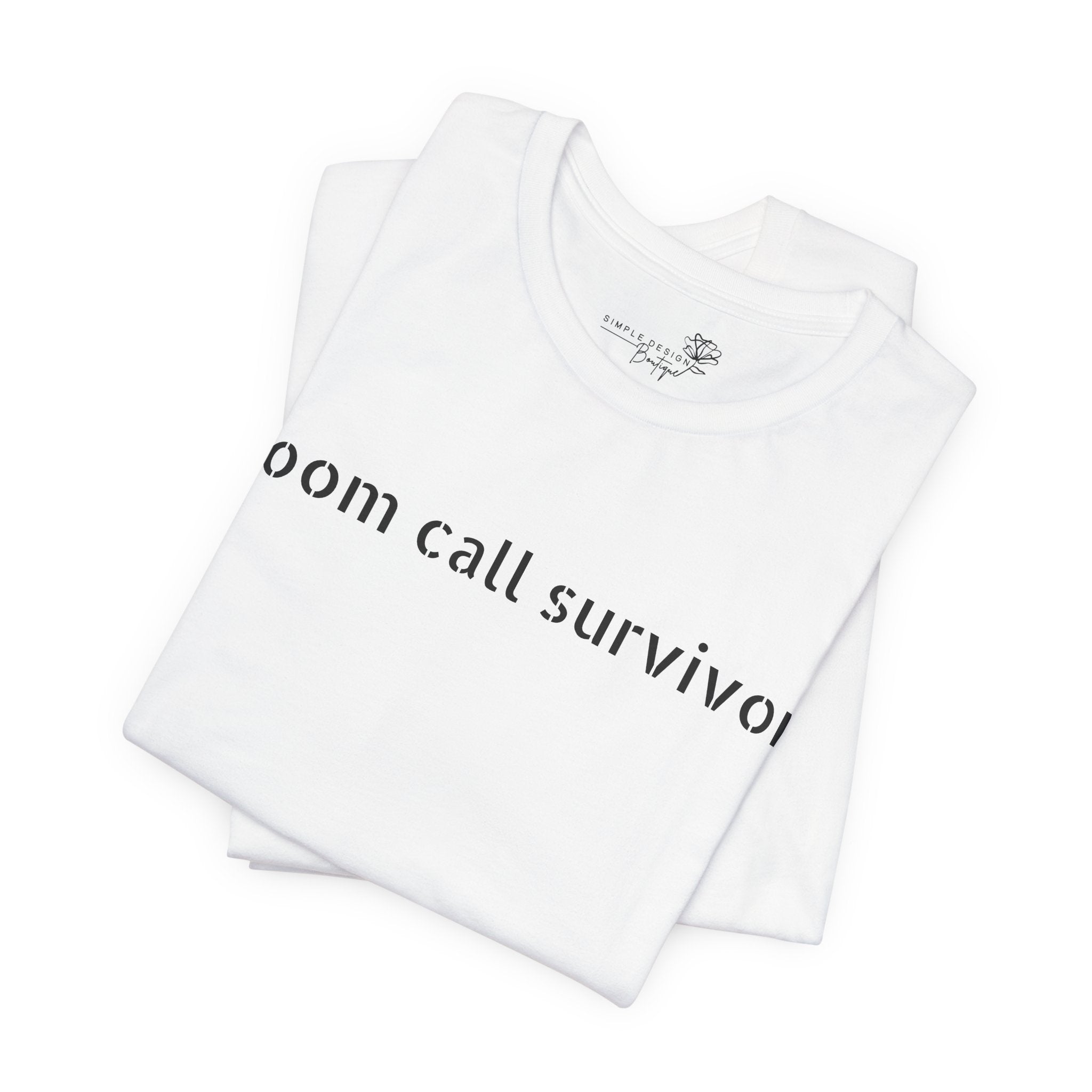Zoom Call Survivor Funny Work From Home T-Shirt