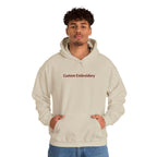 EMBROIDERED Custom Text (Light Colors/Shades) Unisex Hoodies