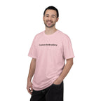 EMBROIDERED Custom Text Comfort Colors Unisex (Light Colors/Shades) T-Shirt