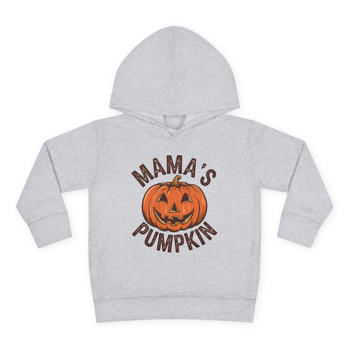 Toddler Hoodie — "Mama's Pumpkin" Halloween Jack-o'-Lantern Pullover