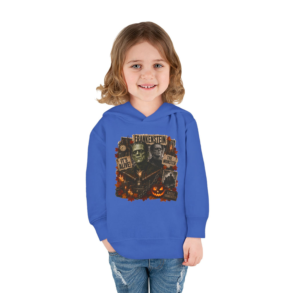 Frankenstein Toddler Hoodie - Cute Spooky Halloween Pullover