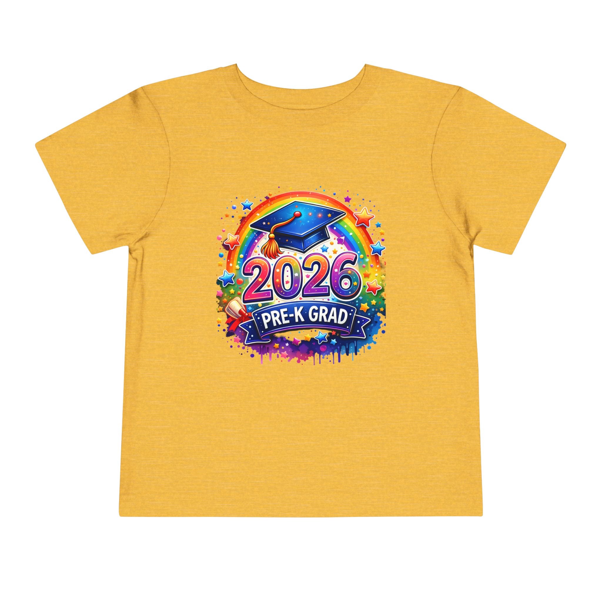 2026 Pre-K Graduate — Vivid Bright Design Toddler T-Shirt