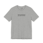 Custom Text Embroidered T-Shirt — Your Words, Stitched in Style