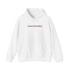 EMBROIDERED Custom Text (Light Colors/Shades) Unisex Hoodies