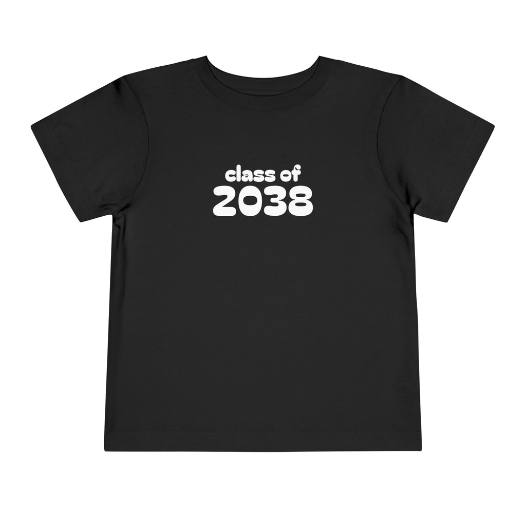 Toddler Tee - "Class of 2038" Front & "Already Awesome" Back Preschool Graduation Shirt