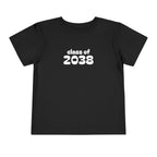 Toddler Tee - "Class of 2038" Front & "Already Awesome" Back Preschool Graduation Shirt