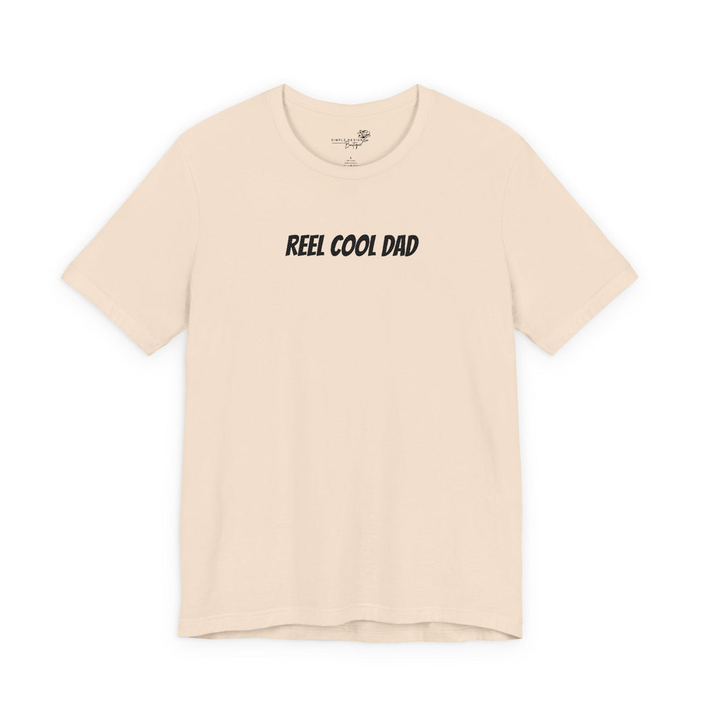 Reel Cool Dad — Embroidered T-Shirt