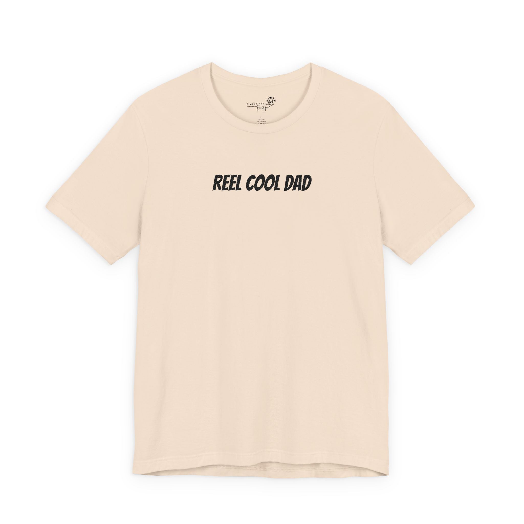 Reel Cool Dad — Embroidered T-Shirt