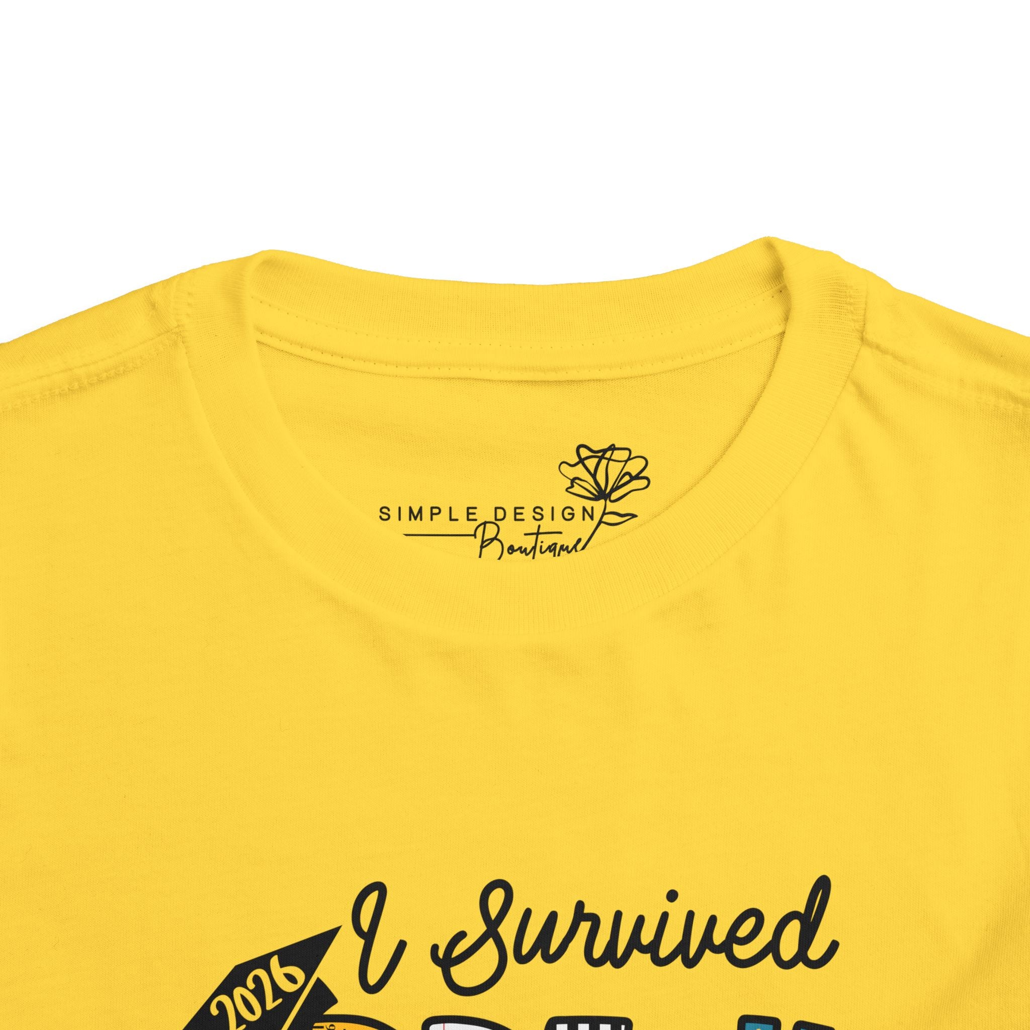 I Survived Pre-K — I'm Kind of a Big Deal Boys Toddler T-Shirt